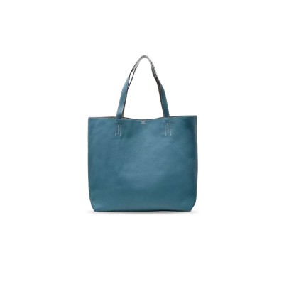 HERMÈS MASTER BLUE CLEMENCE DOUBLE SENS 36 LEATHER (36*32*12cm)